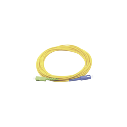JUMPER DE FIBRA ÓPTICA MONOMODO SC/ UPC SC/ APC SIMPLEX,  COLOR AMARILLO 3 METROS
