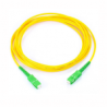 JUMPER DE FIBRA ÓPTICA MONOMODO SC/ APC SC/ APC SIMPLEX,  COLOR AMARILLO,  2 METROS