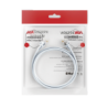 CABLE DE PARCHEO (PATCH CORD) /  UTP /  CAT. 6 (24 AWG) /  1 METRO /  COLOR BLANCO /  IDEAL PARA POE+ /  INTERIOR