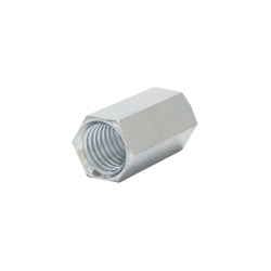 COPLE HEXAGONAL ROSCADO CUERDA MAQUINA GALVANIZADO DE 6.5 MM ( 1/ 4 )