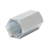COPLE HEXAGONAL ROSCADO CUERDA MAQUINA GALVANIZADO DE 6.5 MM ( 1/ 4 )