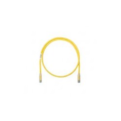CABLE DE PARCHEO UTP CATEGORÍA 6,  CON PLUG MODULAR EN CADA EXTREMO - 1 M. - AMARILLO
