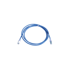 PATCH CORD Z-MAX CAT6A S/ FTP,  CM/ LS0H,  7FT,  COLOR AZUL,  VERSIÓN BULK (SIN EMPAQUE INDIVIDUAL)