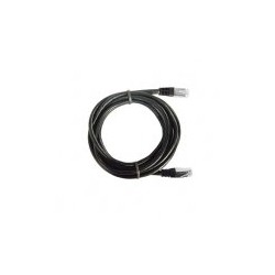CABLE DE PARCHEO FTP CAT6 - 0.5 M - NEGRO