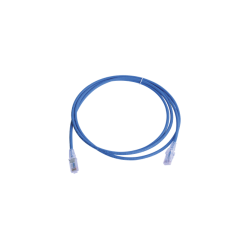 PATCH CORD MC6 MODULAR CAT6 UTP,  CM/ LS0H,  7FT,  COLOR AZUL,  VERSIÓN BULK (SIN EMPAQUE INDIVIDUAL)