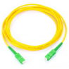 JUMPER DE FIBRA ÓPTICA MONOMODO SC/ APC SC/ APC SIMPLEX,  COLOR AMARILLO,  1 METRO