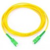 JUMPER DE FIBRA ÓPTICA MONOMODO SC/ APC SC/ APC SIMPLEX,  COLOR AMARILLO,  1 METRO