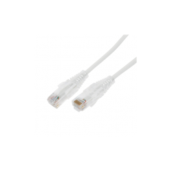 CABLE DE PARCHEO SLIM UTP CAT6A - 7 M BLANCO,  DIÁMETRO REDUCIDO (28 AWG)