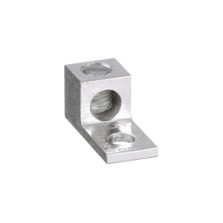 CONECTOR MECÁNICO DE ALUMINIO,  DE UN ORIFICIO 1/ 4" Y UN BARRIL,  PARA CABLE DE 14 A 2 AWG. 1 PIEZA