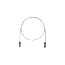 PATCH CORD CAT6A,  BLINDADO S/ FTP,  CM/ LS0H,  7FT,  COLOR GRIS