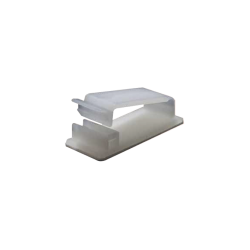 CLIP ORGANIZADOR DE CABLES AUTO-ADHERIBLE DISEÑADO PARA SUJETAR Y ORGANIZAR CABLES SIN NECESIDAD DE PERFORAR MUROS,  PAQUETE CON