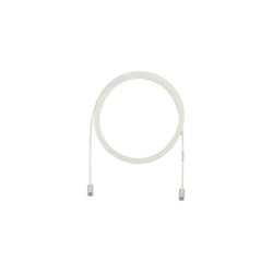 CABLE DE PARCHEO UTP CAT6A,  CM/ LSZH,  DIÁMETRO REDUCIDO (28AWG),  COLOR BLANCO MATE,  5FT