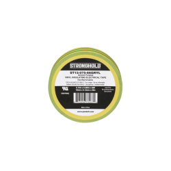 CINTA ELÉCTRICA STRONGHOLD PARA AISLAR,  DE PVC,  USO CONSTRUCCIÓN GENERAL EN TIERRAS FÍSICAS,  GROSOR DE 0.13 MM,  ANCHO DE 19.