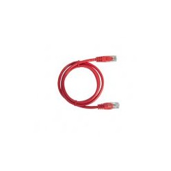 CABLE DE PARCHEO UTP CAT6 - 0.5 M - ROJO