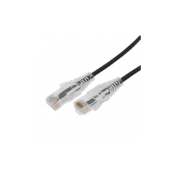 CABLE DE PARCHEO SLIM UTP CAT6A - 7 M NEGRO,  DIÁMETRO REDUCIDO (28 AWG)