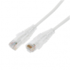 CABLE DE PARCHEO SLIM UTP CAT6A - 3 M BLANCO,  DIÁMETRO REDUCIDO (28 AWG)