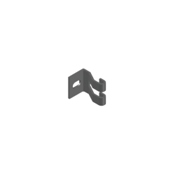 GRAPA DE SUSPENSIÓN PARA ANCHOS DE 50 MM,  CON ACABADO ELECTRO ZINC