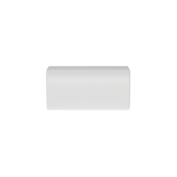 UNIÓN RECTA,  PARA USO CON CANALETA LD5,  MATERIAL ABS,  COLOR BLANCO