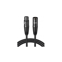 CABLE PARA MICRÓFONO XLR TIPO CANON MACHO A HEMBRA | 15 METROS | PLUG & PLAY | ANTI INTERFERENCIAS | TRIPLE BLINDAJE | ALTA CALI