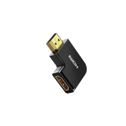 ADAPTADOR HDMI TIPO L MACHO A HEMBRA /  HACIA ABAJO /  HDMI 2.0  4K@60HZ /  PROPORCIONA FLEXIBILIDAD SIN DOBLAR LOS CABLES HDMI