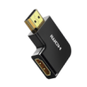 ADAPTADOR HDMI TIPO L MACHO A HEMBRA /  HACIA ABAJO /  HDMI 2.0  4K@60HZ /  PROPORCIONA FLEXIBILIDAD SIN DOBLAR LOS CABLES HDMI