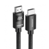 CABLE HDMI 2.0 DE NYLON TRENZADO | 2 METROS | 4K@60HZ | ARC | DOLBY ATMOS | TRUE HD | TMDS | HDR | 3D INVERSIVO | 18GBPS | 3 CAP