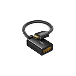 ADAPTADOR MICRO HDMI A HDMI (HDMI TIPO D)   /  18GBPS /  4K@60HZ /  HDR /   TECNOLOGÍA 3D /  ARC /  CARCASA PC+ABS /  HDCP/  LON