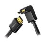 CABLE HDMI 2.0  EN ANGULO DE 90°  /  3 M /  4K@60HZ /  HDR /  3D /  HEC (CANAL ETHERNET HDMI) /  ARC (CANAL DE RETORNO DE AUDIO 