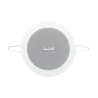 ALTAVOZ PARA MONTAJE EN TECHO DE 4" DE 3-6W CON FRENTE METÁLICO PARA INTEMPERIE