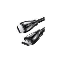 CABLE HDMI 2.1 DE NYLON TRENZADO /  1 METRO /  8K@60HZ/ 4K@120HZ /  EARC (CANAL DE RETORNO DE AUDIO /  HDR10+ /  VVR /  HEC (CAN