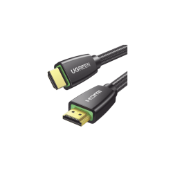 CABLE HDMI 2.0  DE NYLON TRENZADO /  10 M /  4K@60HZ /  HDR /  3D /  HEC (CANAL ETHERNET HDMI) /  ARC (CANAL DE RETORNO DE AUDIO