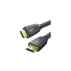 CABLE HDMI 2.0  DE NYLON TRENZADO /  3 M /  4K@60HZ /  HDR /  3D /  HEC (CANAL ETHERNET HDMI) /  ARC (CANAL DE RETORNO DE AUDIO 