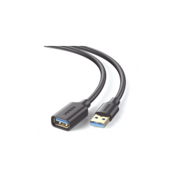 CABLE EXTENSOR USB 3.0 /  1 METRO /  MACHO-HEMBRA /  5 GBPS /  ULTRA DURABILIDAD /  NÚCLEO DE COBRE ESTAÑADO 28/ 22 AWG /  BLIND