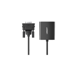 ENTRADA: VGA MACHO /  SALIDA: HDMI HEMBRA /  RESOLUCIÓN DE 1080P@60HZ /  PUERTO ESTÉREO DE 3.5 MM /  PLUG AND PLAY,  SIN CONTROL