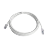 PATCH CORD Z-MAX CAT6A S/ FTP,  CM/ LS0H,  10FT,  COLOR BLANCO,  VERSIÓN BULK (SIN EMPAQUE INDIVIDUAL)