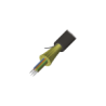 CABLE DE FIBRA ÓPTICA DE 6 HILOS,  INTERIOR/ EXTERIOR,  TIGHT BUFFER,  NO CONDUCTIVA (DIELECTRICA),  PLENUM,  MONOMODO OS2,  1 M