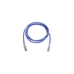 PATCH CORD MC6 MODULAR CAT6 UTP,  CM/ LS0H,  5FT,  COLOR AZUL,  VERSIÓN BULK (SIN EMPAQUE INDIVIDUAL)