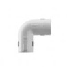 UNIÓN EN "L" (CODO) PARA TUBERÍA RÍGIDA,  RECOMENDADO PARA CABLE ELÉCTRICO,  PVC AUTO-EXTINGUIBLE,  DE 25 MM (1")