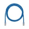 CABLE DE PARCHEO UTP CATEGORÍA 5E,  CON PLUG MODULAR EN CADA EXTREMO - 2 M - AZUL