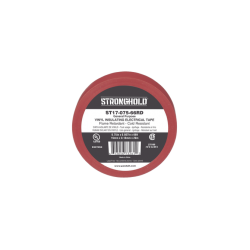 CINTA ELÉCTRICA PARA AISLAR,  DE PVC,  USO GENERAL,  GROSOR DE 0.18MM (7 MIL),  ANCHO DE 19MM,  Y 20.12M DE LARGO,  COLOR ROJO