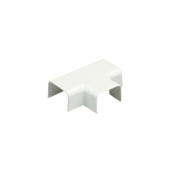 ACCESORIO EN "T",  PARA USO CON CANALETA LD10,  MATERIAL ABS,  COLOR BLANCO MATE