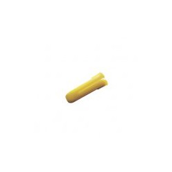 TAQUETE AMARILLO 7/ 32" PARA TORNILLOS 8MM X 1" (100PZS) (1102-02100)