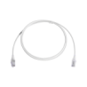 PATCH CORD MC6 MODULAR CAT6 UTP,  CM/ LS0H,  5FT,  COLOR BLANCO,  DIÁMETRO REDUCIDO (28AWG),  VERSIÓN BULK (SIN EMPAQUE INDIVIDU