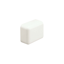 TAPA FINAL,  PARA USO CON CANALETA LD10,  MATERIAL ABS,  COLOR BLANCO MATE